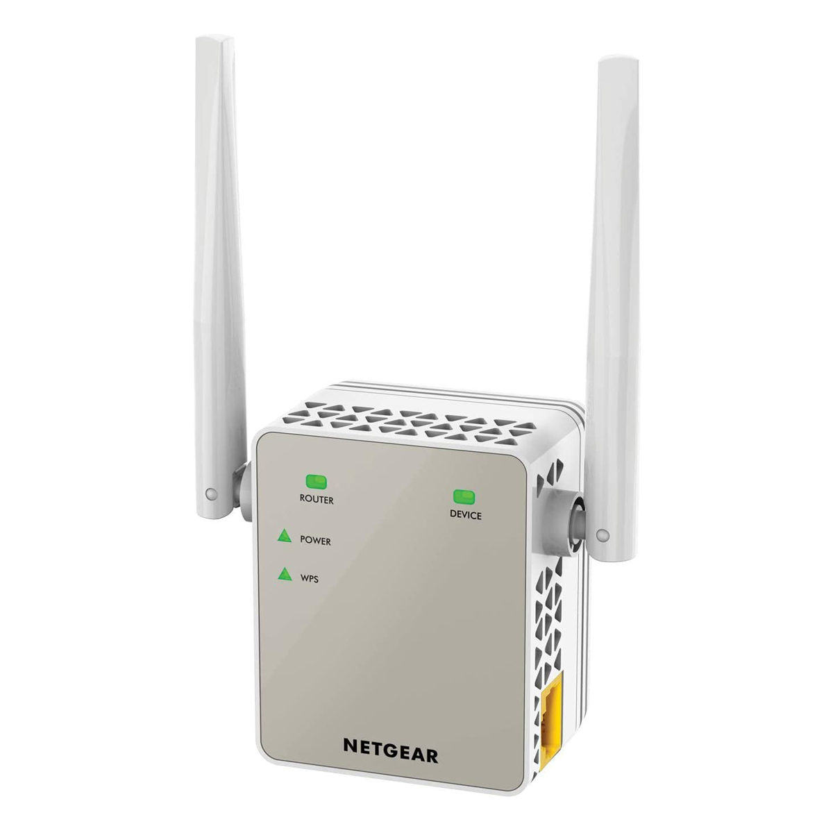 NETGEAR EX6120 WLAN Repeater [WiFi 5 (802.11ac), Dual-Band, bis zu 1.2 Gbit/s, Wandstecker] von Netgear