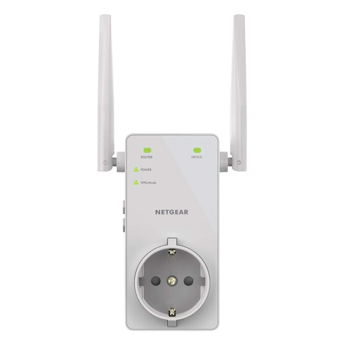 NETGEAR EX6130 WLAN-Repeater [WiFi 5, Dual-Band, bis zu 1.200 Mbit/s, Integrierte Steckdose] von Netgear