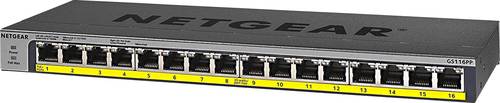 NETGEAR GS116PP Netzwerk Switch 16 Port PoE-Funktion von Netgear