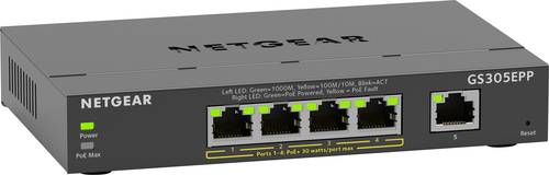 NETGEAR GS305EPP Netzwerk Switch 5 Port von Netgear
