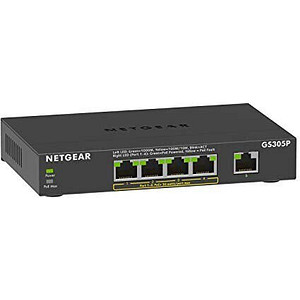 NETGEAR GS305P-200PES Switch 5-fach von Netgear