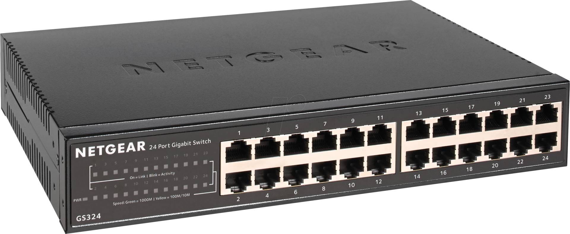 NETGEAR GS324 V2 - Switch, 24-Port, Gigabit Ethernet von Netgear