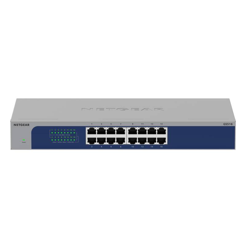 NETGEAR GS516 Unmanaged Switch 16x Gigabit RJ45 Ports von Netgear