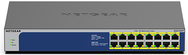 NETGEAR GS516PP - Switch - unmanaged - 16 x 10/100/1000 (PoE+) - Desktop, an Rack montierbar - PoE+ (260 W) von Netgear