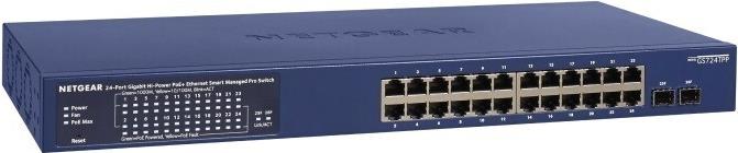 NETGEAR GS724TP-300EUS Netzwerk-Switch Managed L2/L3/L4 Gigabit Ethernet (10/100/1000) Power over Ethernet (PoE) Blau (GS724TP-300EUS) von Netgear