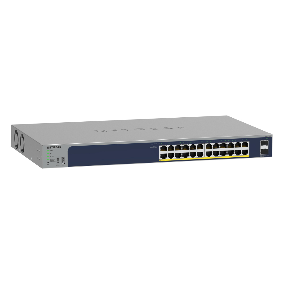 NETGEAR GS724TP Smart Managed Switch 24x Gigabit Ethernet (24x PoE+, max. 190W), 2x 1 Gbit/s SFP von Netgear