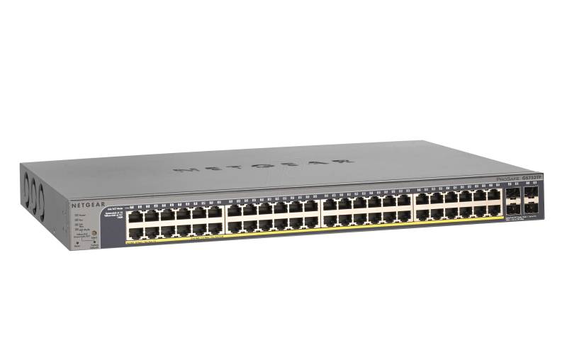 NETGEAR GS752T3P - Switch, 52-Port, Gigabit Ethernet,  PoE, SFP von Netgear
