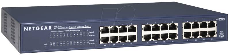 NETGEAR JGS524 - Switch, 24-Port, Gigabit Ethernet von Netgear