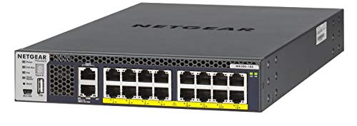 NETGEAR M4300-16X Managed Switch APS600W PSU (XSM4316PB) von Netgear