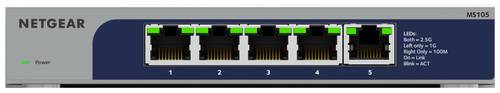 NETGEAR MS105 Netzwerk Switch RJ45 5 Port 2.5 GBit/s von Netgear