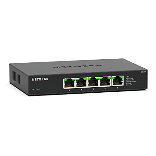 Netgear Network Switch Unmanaged 2.5G Ethernet (100/1000/2500), MS305-100EUS von Netgear