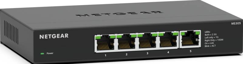 NETGEAR MS305 - Switch, 5-Port, 2,5 Gigabit Ethernet von Netgear