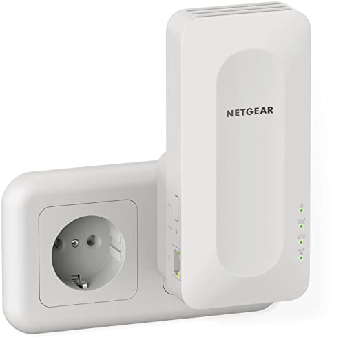 NETGEAR Nighthawk EAX15 WiFi 6 WLAN Mesh Repeater AX1800 (WLAN Verstärker bis zu 100 m² & 20 Geräte, Dual-Band Wifi Geschwindigkeit bis 1800 MBit/s, 100% abwärtskompatibel, Smart Roaming) von Netgear