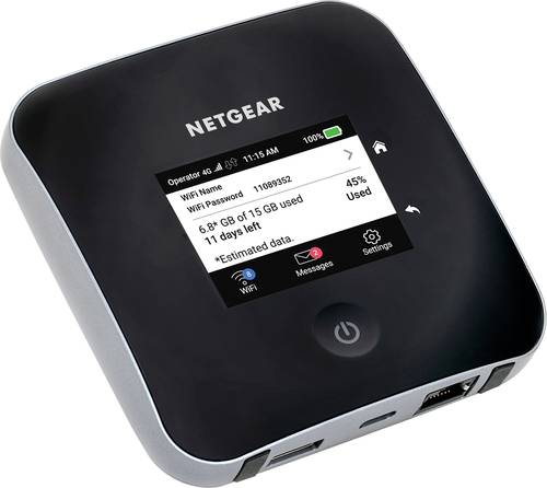 NETGEAR Nighthawk M2 Mobiler 4G-WLAN-Hotspot Schwarz von Netgear