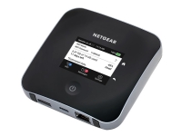 NETGEAR Nighthawk M2 Mobiler WLAN Router / 4G LTE Router MR2100 (bis zu 2 GBit/s Download-Geschwindigkeit, LTE Cat20 Hotspot für 20 Geräte, WiFi überall nutzen, für jede SIM-Karte freigeschaltet), Router für Mobilfunknetz, Schwarz, Tragbar, LCD, 6,1 cm (2.4 Zoll), Gigabit Ethernet von Netgear