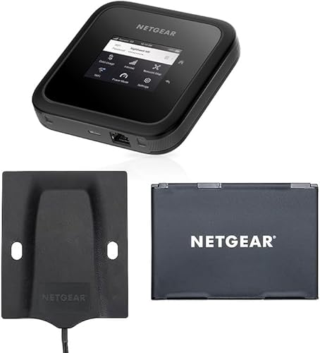 NETGEAR Nighthawk M6 5G WiFi 6 Mobiler Hotspot-Router (MR6150) - ultraschneller WLAN-Hotspot-Router, bis zu 6 GBit/s, entsperrt, inkl. zweiten Akku und Antenne von Netgear