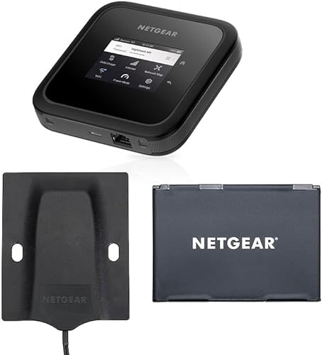 NETGEAR Nighthawk M6 5G WiFi 6 Mobiler Hotspot-Router (MR6150) - ultraschneller WLAN-Hotspot-Router, bis zu 6 GBit/s, entsperrt, inkl. zweiten Akku und Antenne von Netgear