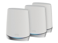 NETGEAR Orbi RBK753 AX4200 WiFi 6 Mesh System, Weiß, Intern, Leistung, 696 m², Tri-Band (2,4 GHz / 5 GHz / 5 GHz), Wi-Fi 6 (802.11ax) von Netgear