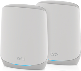 NETGEAR Orbi RBK762S - WLAN-System (Router, Extender) - Netz - GigE - 802,11a/b/g/n/ac/ax - Tri-Band (RBK762S-100EUS) von Netgear