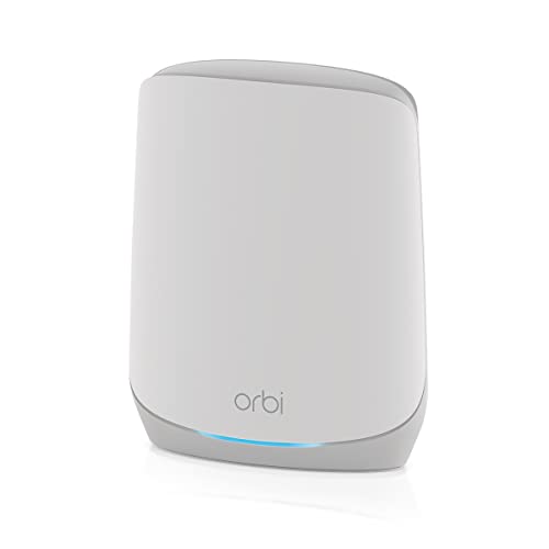 NETGEAR Orbi RBS760 WiFi 6 Mesh WLAN Satellit (zusätzliche 175 m² Abdeckung, 5.400 MBit/s Geschwindigkeit, 11AX Tri-Band Mesh Repeater kompatibel mit RBK76x Orbi WiFi6 Systemen) von Netgear