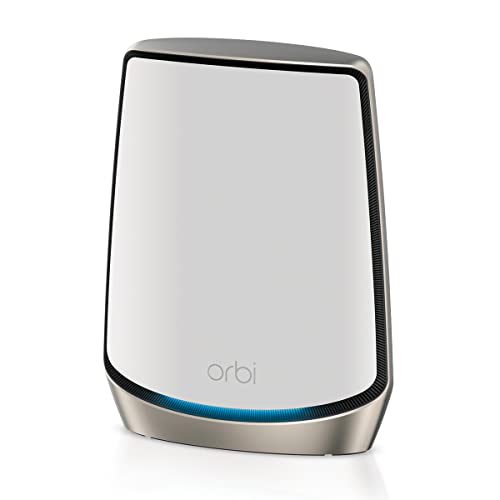 NETGEAR Orbi Tri-Band WiFi 6-Router (RBR860S), Abdeckung von bis zu 180 m², 100 Geräte, kostenlose Armor Security, erweiterbar für die Erstellung eines Mesh-Systems, AX6000 802.11 AX (bis zu 6 GBit/s) von Netgear