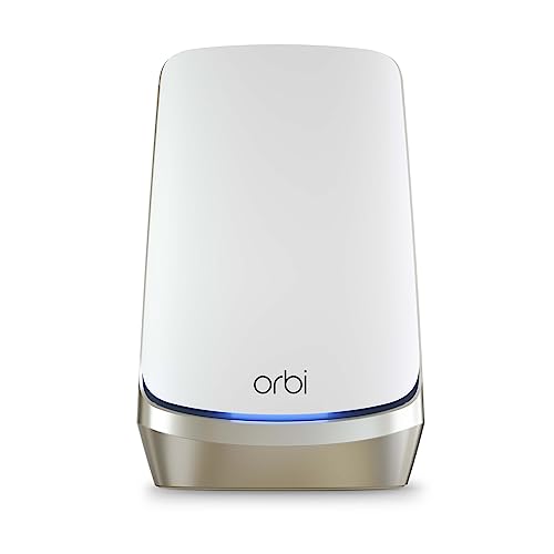 NETGEAR Orbi Tri-Band WiFi 6-Router (RBRE960), Abdeckung von bis zu 280 m², 200 Geräte, erweiterbar für die Erstellung eines Mesh-Systems, AXE11000 802.11 AXE (bis zu 10.8 GBit/s) von Netgear