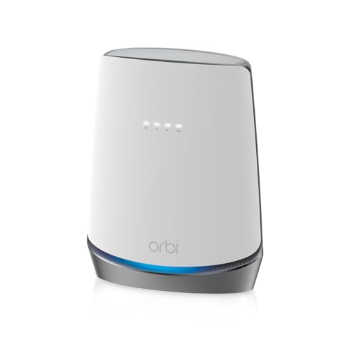 NETGEAR Orbi WiFi 6 Router mit DOCSIS 3.1 eingebautem Kabelmodem (CBR750) - Kabelmodem Router | deckt bis zu 2.500 m² ab 40 Geräten | AX4200 (bis zu 4,2 Gbit/s) von Netgear