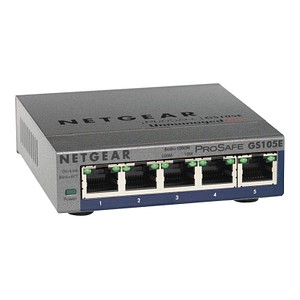 NETGEAR Plus GS105Ev2 Switch 5-fach NETGEAR Plus GS105Ev2 Switch 5-fach von Netgear