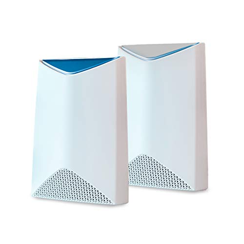 NETGEAR Pro SRK60 Mesh-System (Mesh-Router + Satellit Mesh Repeater, 3 GBit/s Geschwindigkeit bis zu 350 m² Abdeckung, Tri-Band AC3000, Smart Roaming) von Netgear