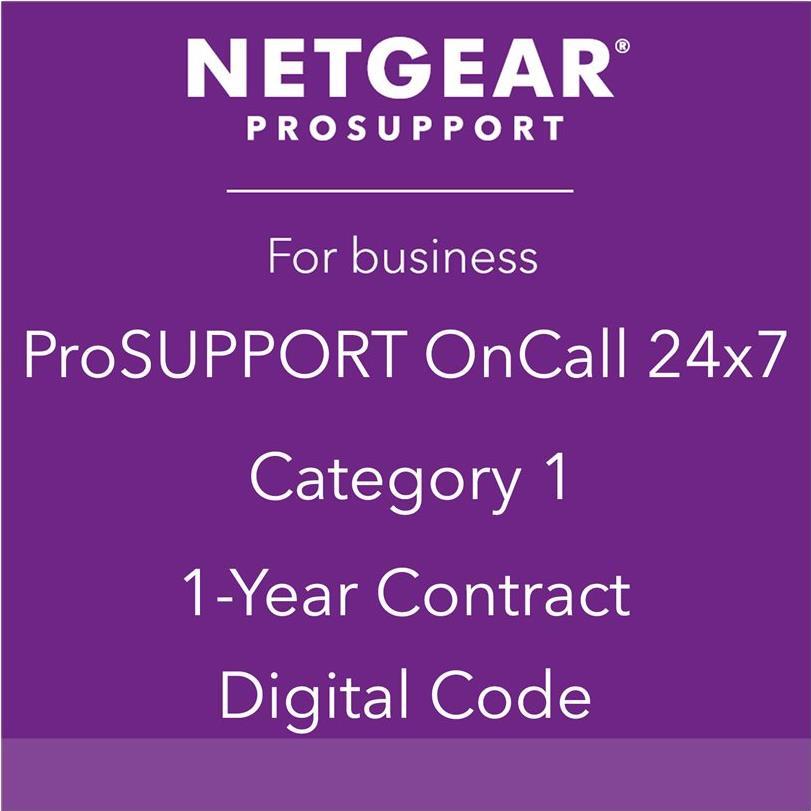 NETGEAR ProSupport OnCall 24x7 Category 1 - Technischer Support - Telefonberatung - 1 Jahr - 24x7 (PMB0311-10000S) von Netgear