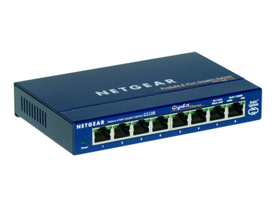 NETGEAR Switch 8x GE GS108GE unmanaged NETGEAR Switch 8x GE GS108GE unmanaged von Netgear