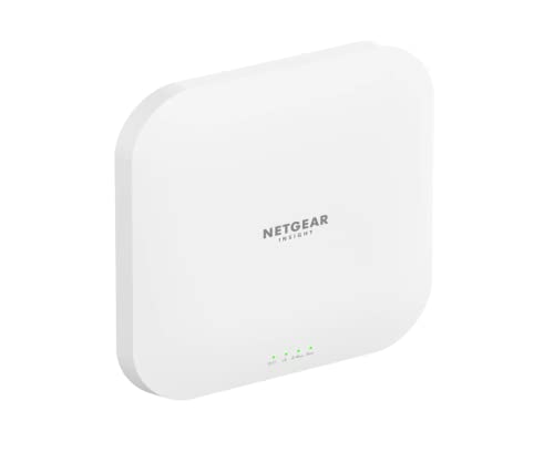 NETGEAR WAX620 WLAN Access Point PoE+ WiFi 6 (AX3600 Speed Dual-Band, WPA3, 802.11ax Mesh-fähig, 2.5G LAN, Lokal oder Insight Remote Management, PoE+ powered - Netzteil optional) von Netgear