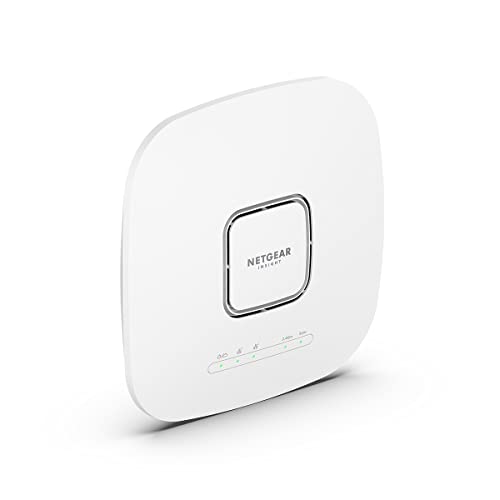 NETGEAR WAX625 WLAN Access Point PoE+ WiFi 6 (AX5400 Speed Dual-Band, WPA3, 802.11ax Mesh-fähig, 2.5G LAN, Lokal oder Insight Remote Management, PoE+ powered - Netzteil optional) von Netgear