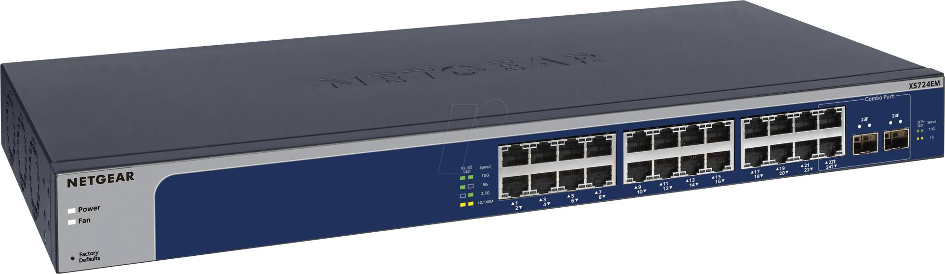 NETGEAR XS724EM - Switch, 24-Port, 10 Gigabit Ethernet, Managed von Netgear