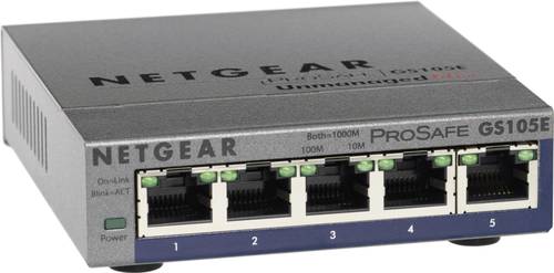 Netgear GS105E Netzwerk Switch 5 Port 1 GBit/s von Netgear