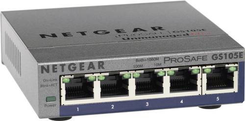 Netgear GS105E Netzwerk Switch 5 Port 1 GBit/s Netgear GS105E Netzwerk Switch 5 Port 1 GBit/s von Netgear