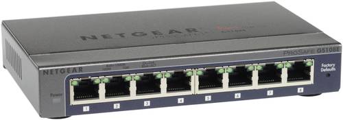 Netgear GS108E-300PES Netzwerk Switch 8 Port 1 GBit/s von Netgear