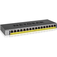 Netgear GS116PP ProSafe 16-Port Gigabit Switch PoE+ unmanaged 183W von Netgear