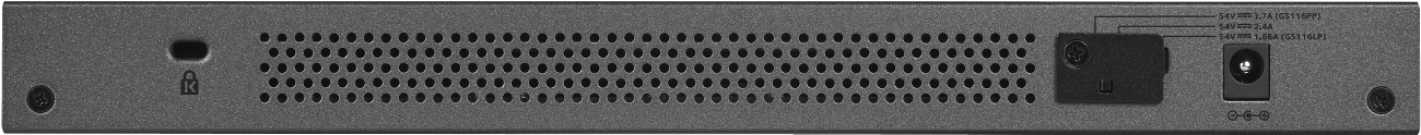 Netgear GS116PP ungemanaged Gigabit Ethernet (10/100/1000) Energie Über Ethernet (PoE) Unterstützung Schwarz (GS116PP-100EUS) von Netgear