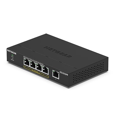 Netgear GS305PP 5-port Gigabit Ethernet PoE+ Unmanaged Switch von Netgear