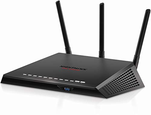 Netgear Nighthawk Gaming Router (AC1750 Speed, Dual-Core-Prozessor, 4x Gigabit LAN Port, Anti-Buffer-Bloat, QoS, Bandbreitenmanagement, Gaming Software mit Geo-Filter by Netduma, XR300) von Netgear