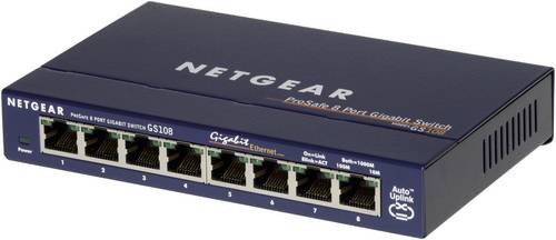 Netgear ProSAFE® GS108GE Netzwerk Switch 8 Port 1 GBit/s von Netgear