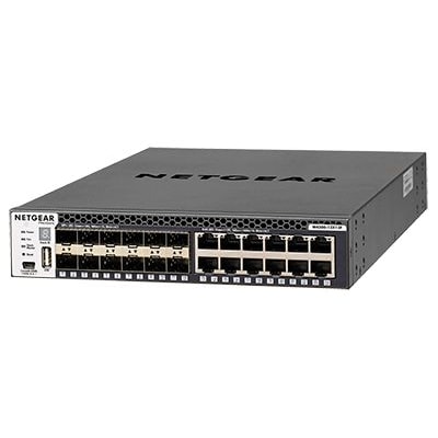 Netgear ProSafe M4300 12X12F Switch (12x RJ45 + 12x 10Gigabit SFP+) von Netgear