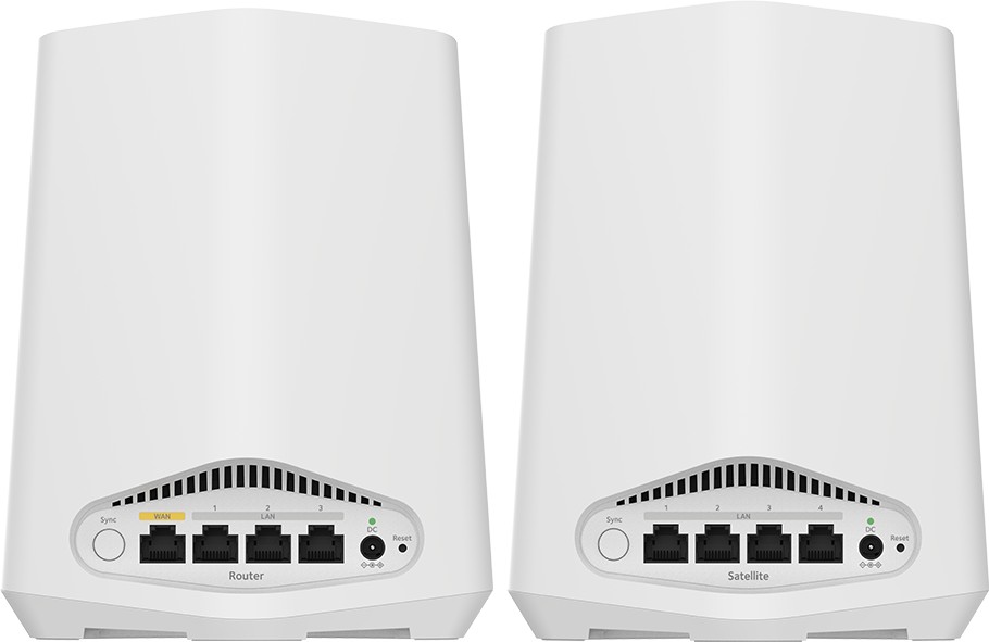 Netgear SXK30 Orbi Pro WiFi 6 Mini Dual-Band AX1800 System (1x SXR30, 1x SXS30) 2-Set, Abdeckung ca. 185 qm (SXK30-100EUS) von Netgear