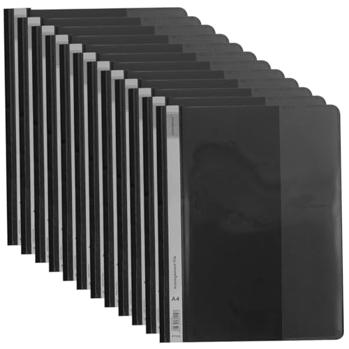 12 PCS A4 Displayordner, PP Black Project -Ordner, tragbare Präsentationsordner, leichte A4 -Projekt, Klassifizierungsdisplayhalter für Office School HomeProject 12 PCS A4 Displayordner, PP Black Project -Ordner, tragbare Präsentationsordner, leichte A4 -Projekt, Klassifizierungsdisplayhalter für Office School HomeProject von NethCasti