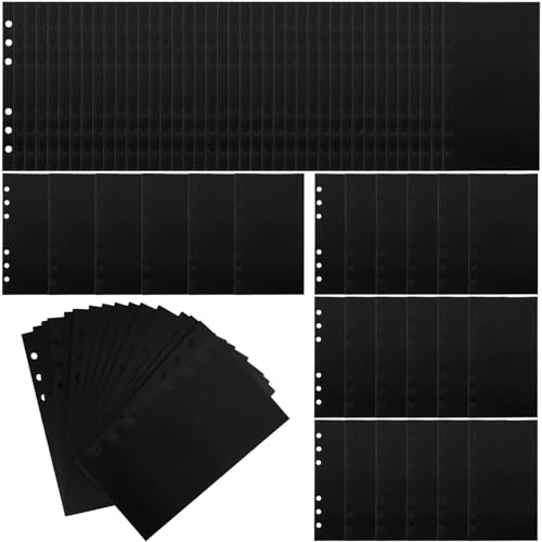 A6 Nachfüllpapier, 2 Pack 80 Blätter A6 Binder Papier, 6 Löcher aus lockerem Blatt, glatte Schreibplaner Inserts für Journal Notebook Tagebuch Diy Projects Refill von NethCasti