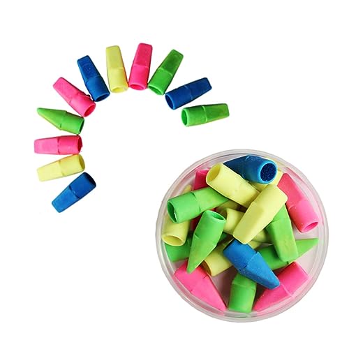 Bleistift Top Eraser Cap Eraser Set Bencil Toppers School Supplies 100pcs zufällige Farbe Bleistift Top Eraser Cap Eraser Set Bencil Toppers School Supplies 100pcs zufällige Farbe von NethCasti