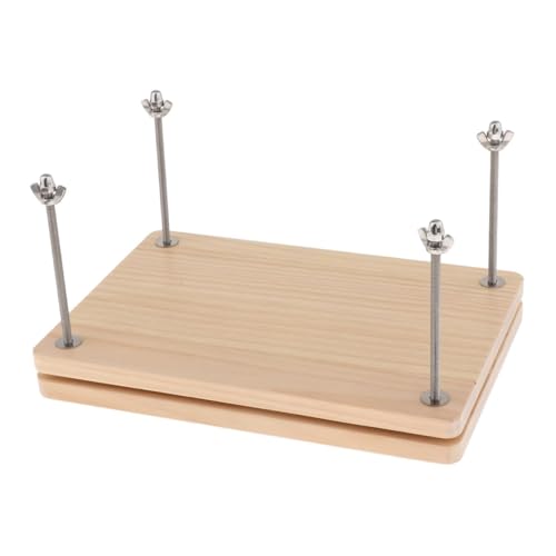 Book Press 12 x 8 Zoll Flaches Holzbindungspresse für auch einfache Montage Mehrzweck-Buchbindung für/Papierbindung, Handwerksherstellung, Handwerksherstellung von NethCasti