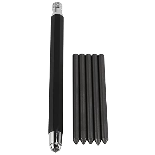 Nettoppo 1 Satz 5,6 Mm Metallminen Halter Automatischer Mechanischer Graphit Stift für Zeichnen Schattierung Basteln Kunst Skizzieren von Nettoppo