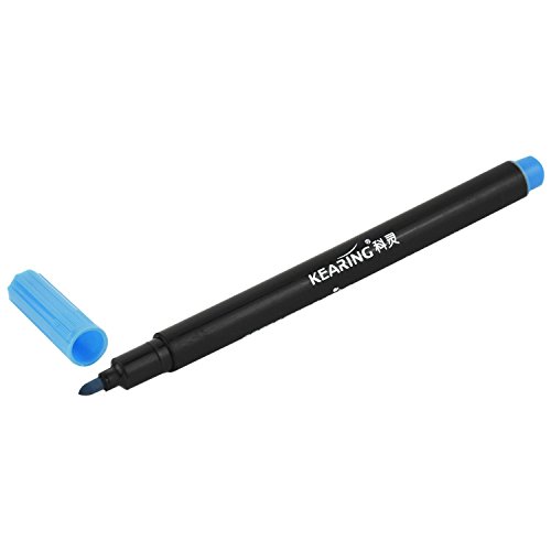 Nettoppo 1 x Fabric Marker Pens Permanent Farben Für Diy Textile Kleidung T-Shirt Schuhe Blau von Nettoppo
